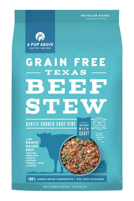 A Pup Above Grain Free Texas Beef Stew Gently Cooked Food 3lbs