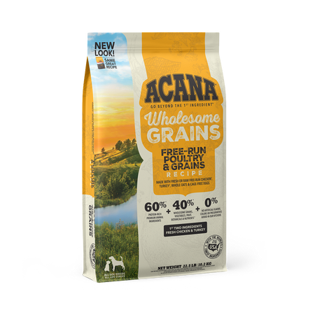 Acana Dog Wholesome Grains Free Run 4LB