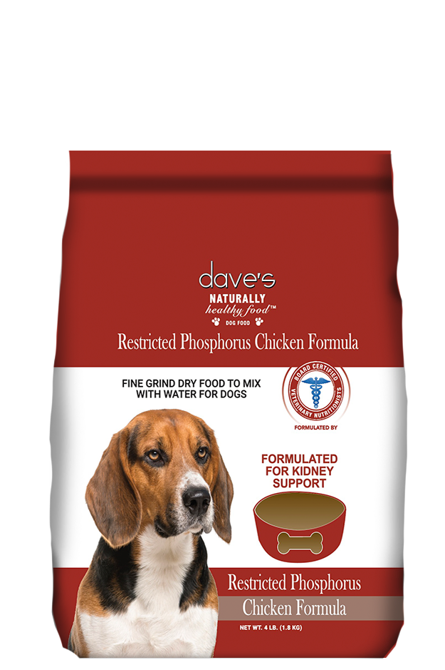 Dave's Restricted Phosphorus Chicken Dog Food 4lbs