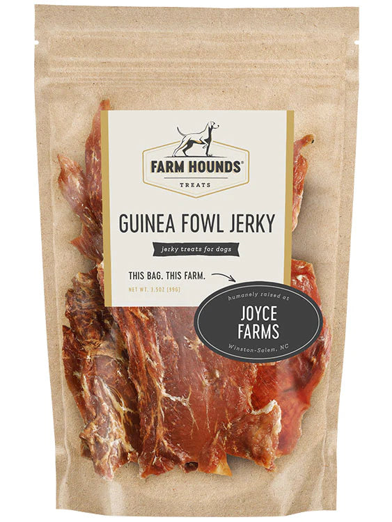 Guinea Fowl Strips Dog Treat 3.5oz