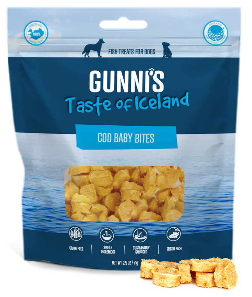 Gunni's Cod Baby Bites Treats 2.5oz