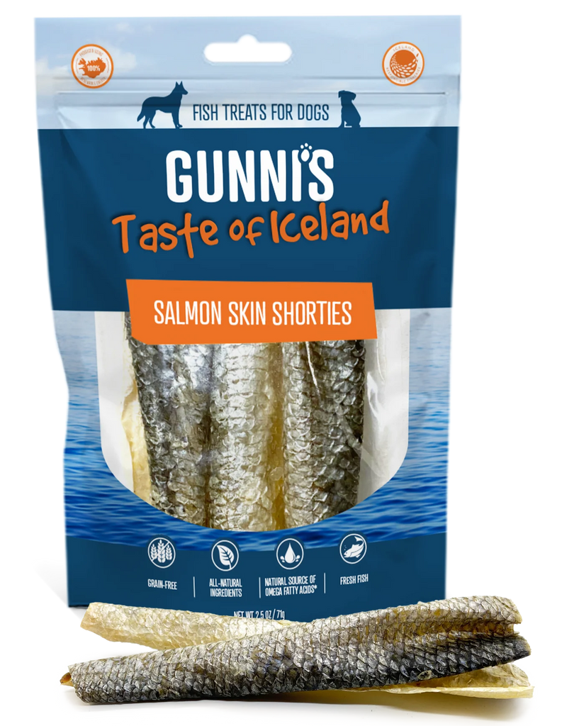 Gunni's Short Salmon Skin Treats 2oz
