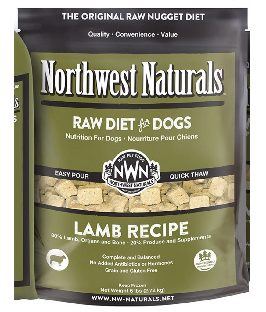 Northwest Naturals Frozen Lamb Nuggets 6LB