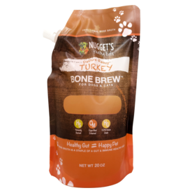 Nugget's Healthy Eats Dog & Cat Frozen Bone Broth Turkey 60oz