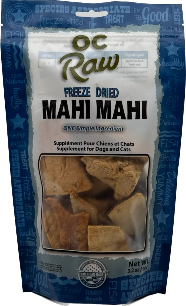 OC Raw Freeze Dried Mahi Mahi 3.2oz
