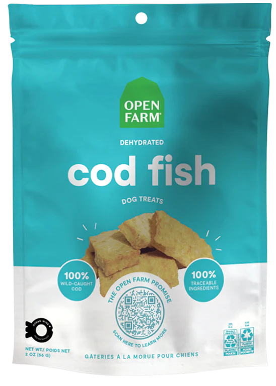 Open Farm Dehydrated Cod Bites 2oz