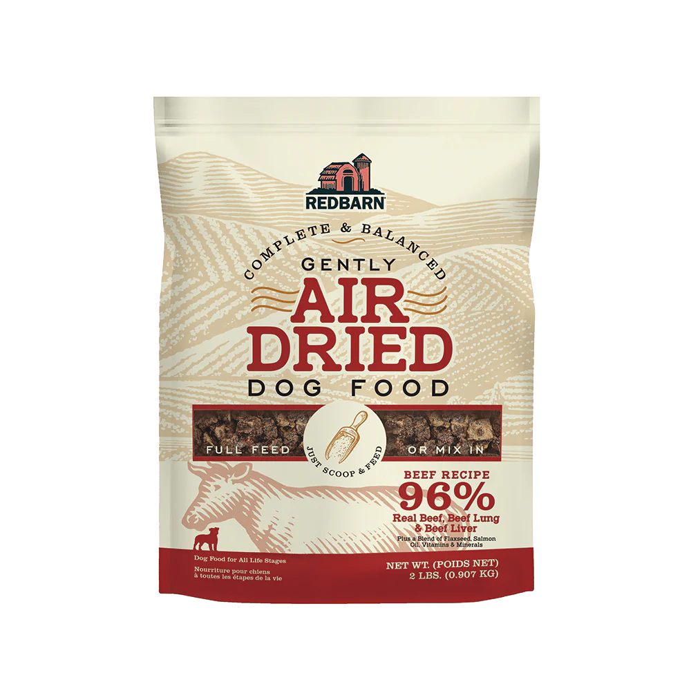 Red Barn Grain Free Air Dried Beef Dog Food 2.5oz