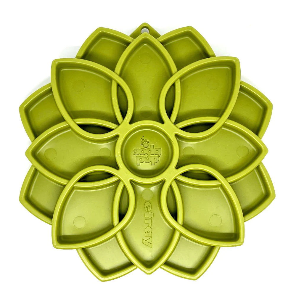 SodaPup eTray Enrichment Tray Mandala Green