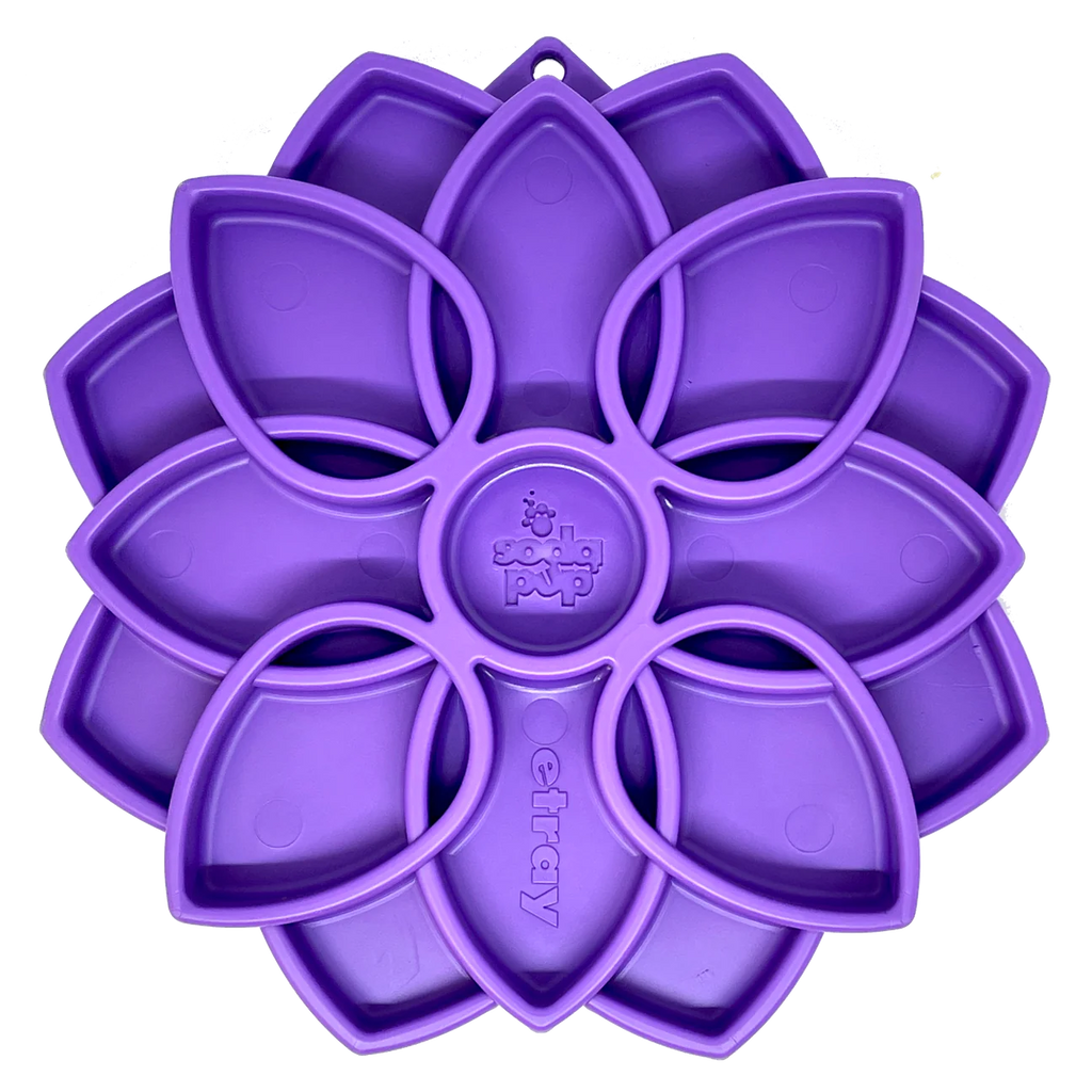 SodaPup eTray Enrichment Tray Mandala Purple