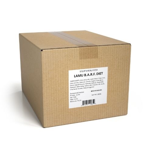 Steve's Lamu Patties BARF Bulk 20LB