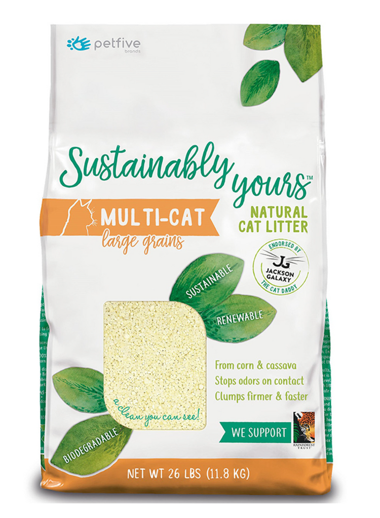 Sustainably Yours Cat Natural Litter Large Grain 13lb