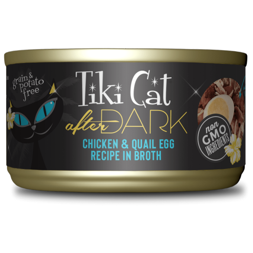 Tiki Cat After Dark Chicken & Quail Egg 2.8oz Can
