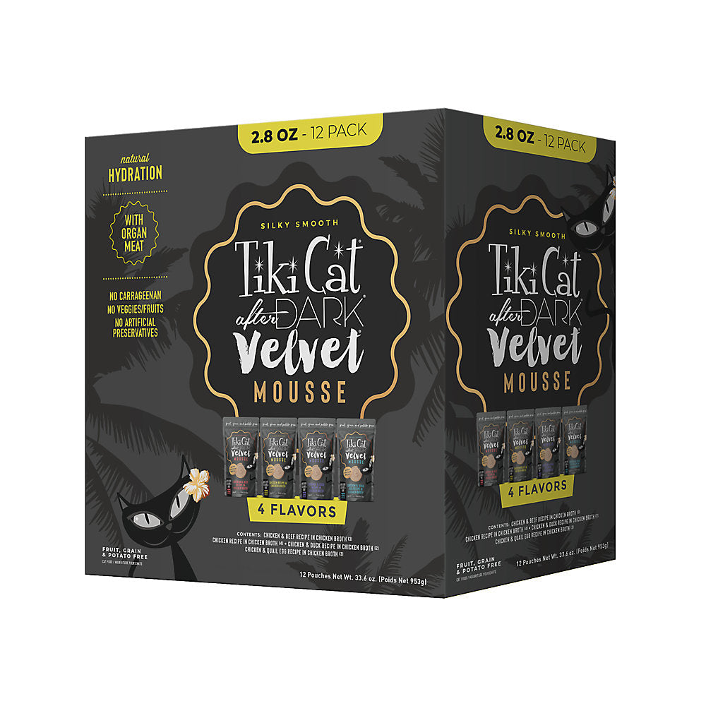 Tiki Cat After Dark Mousse Variety Pack 12pk 2.8oz
