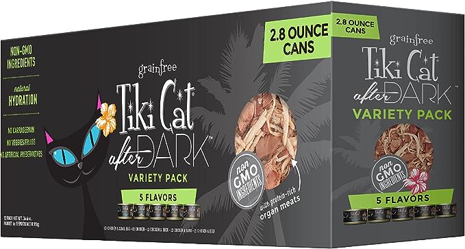 Tiki Cat After Dark Variety Pack 2.8oz Cans 12pk