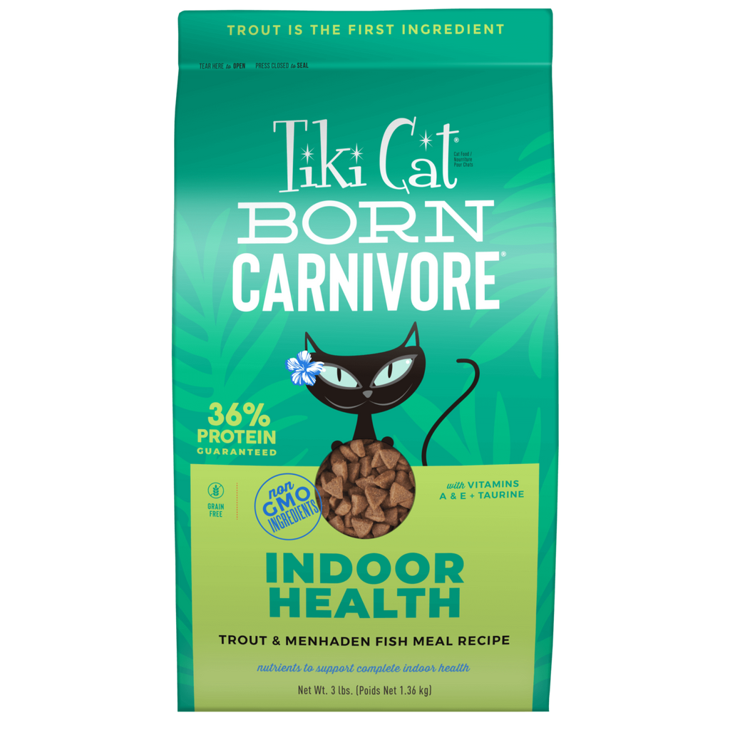 Tiki Cat Essential Grain Free Trout/Menhaden Fish Dry Food 6lbs