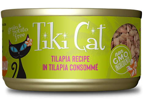 Tiki Cat Kaprolani Luau Tilapia 2.8oz Can