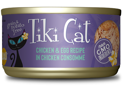 Tiki Cat Koolina Luau Chicken & Egg 2.8oz Can