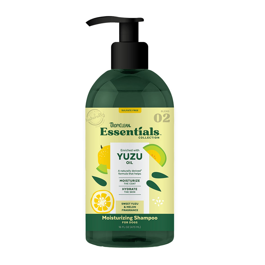 Tropiclean Essentials Yuzu Dog Shampoo 16oz
