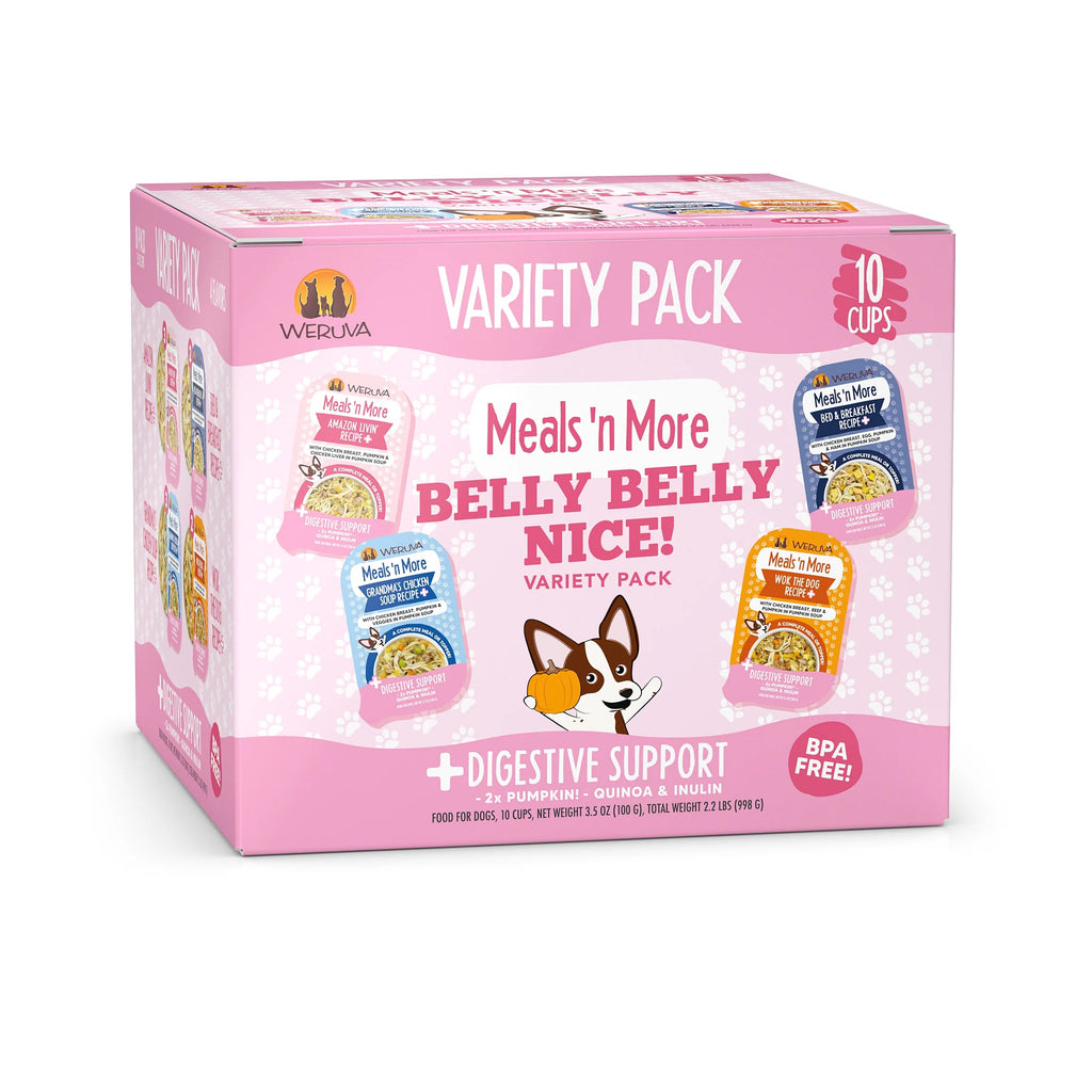 Weruva Meals N' More Dog Belly Nice Variety Pack 3.5oz/10pk