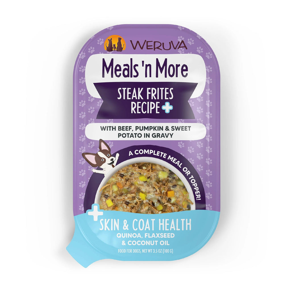 Weruva Meals N' More Dog Steak Frites 3oz