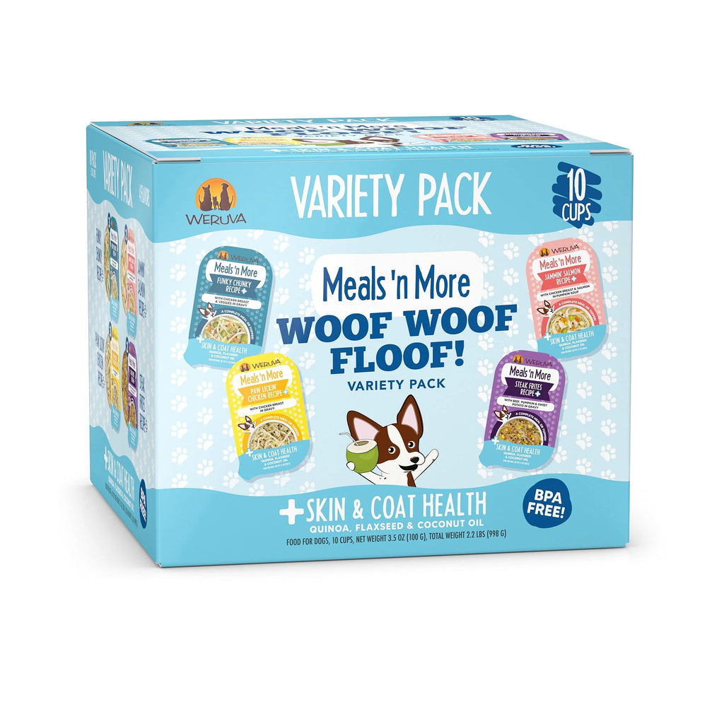 Weruva Meals N' More Dog Woof Floof Variety Pack 3.5oz/10pk