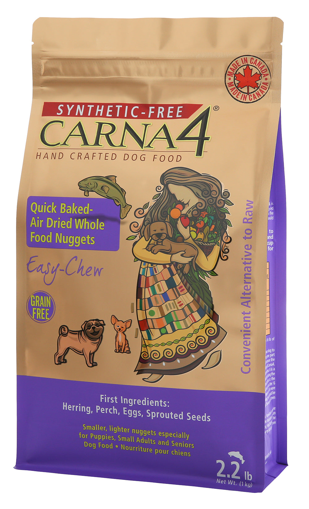 Carna4 Dog Food Grain Free Fish 5lb Four Muddy Paws