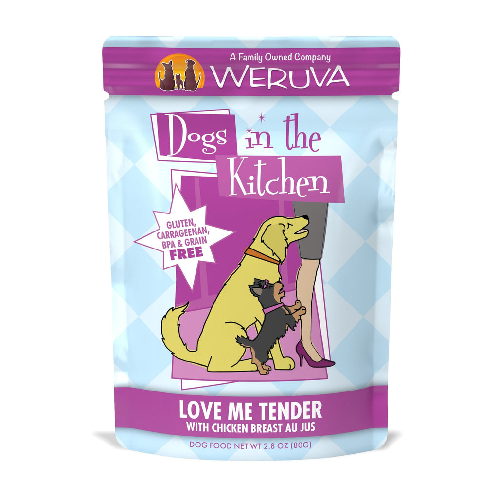 DOGS IN THE KITCHEN POUCH LOVE ME TENDER 2.8oz