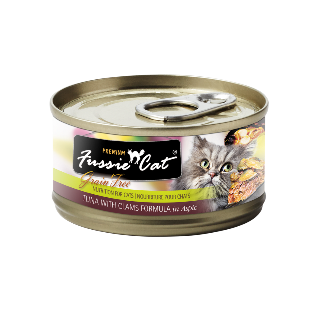 FUSSIE CAT PREMIUM GRAIN FREE TUNA CLAM 2.82oz