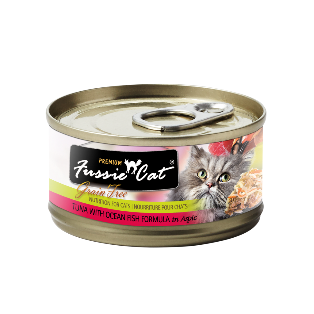 FUSSIE CAT PREMIUM GRAIN FREE TUNA OCEAN FISH 2.82oz