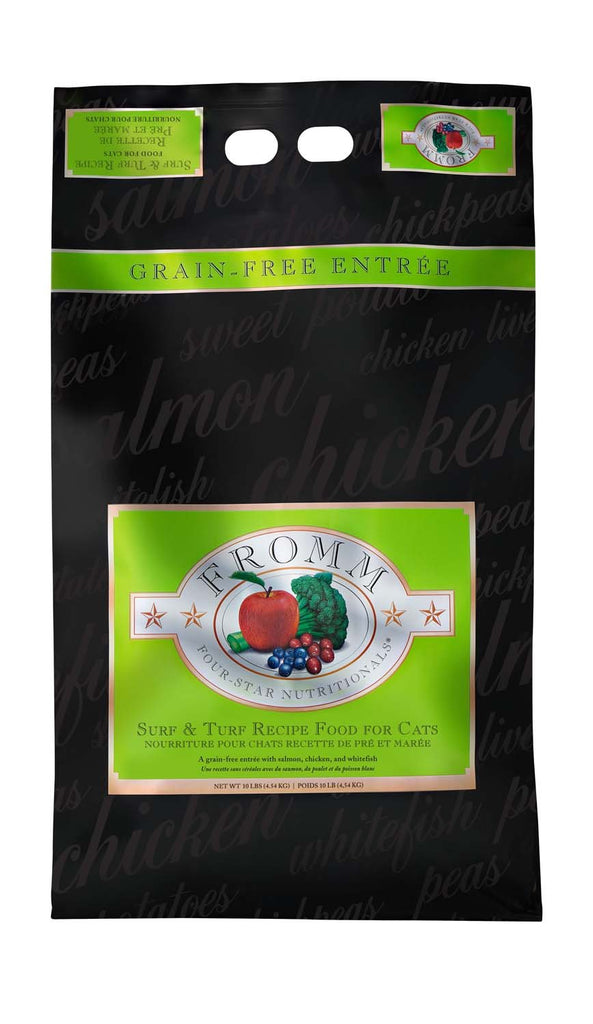 Fromm Surf N Turf Grain Free Cat Food 10lb