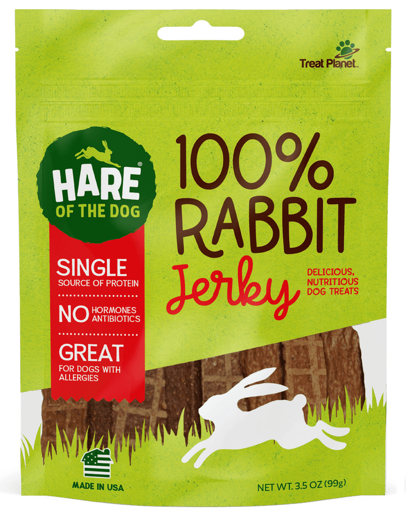 Hare of the Dog 100% Rabbit Jerky Treat 3.5oz