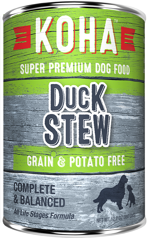 KOHA DOG GRAIN FREE DUCK STEW 12.7oz