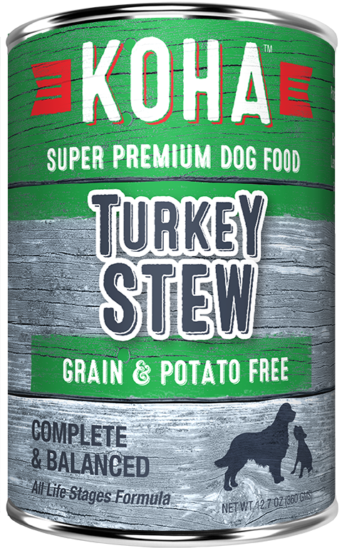 KOHA DOG GRAIN FREE TURKEY STEW 12.7oz