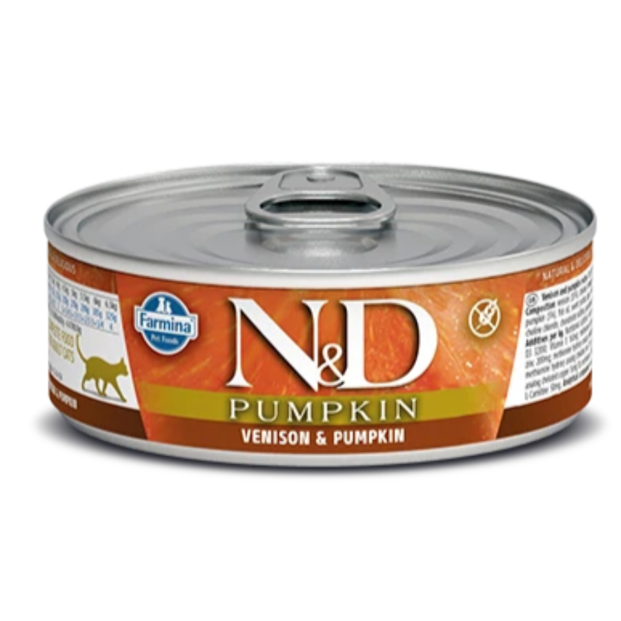N&D PUMPKIN CAT CANNED FOOD VENISON, PUMPKIN 2.8OZ