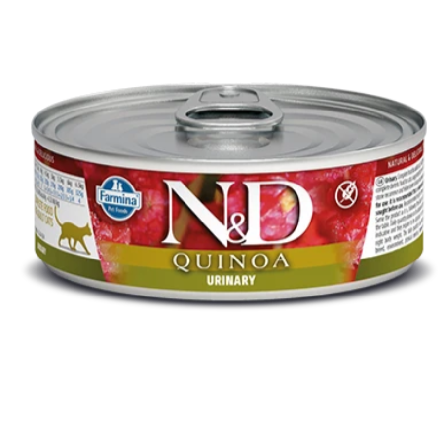 N&D QUINOA CAT CANNED FOOD URINARY DUCK 2.8OZ