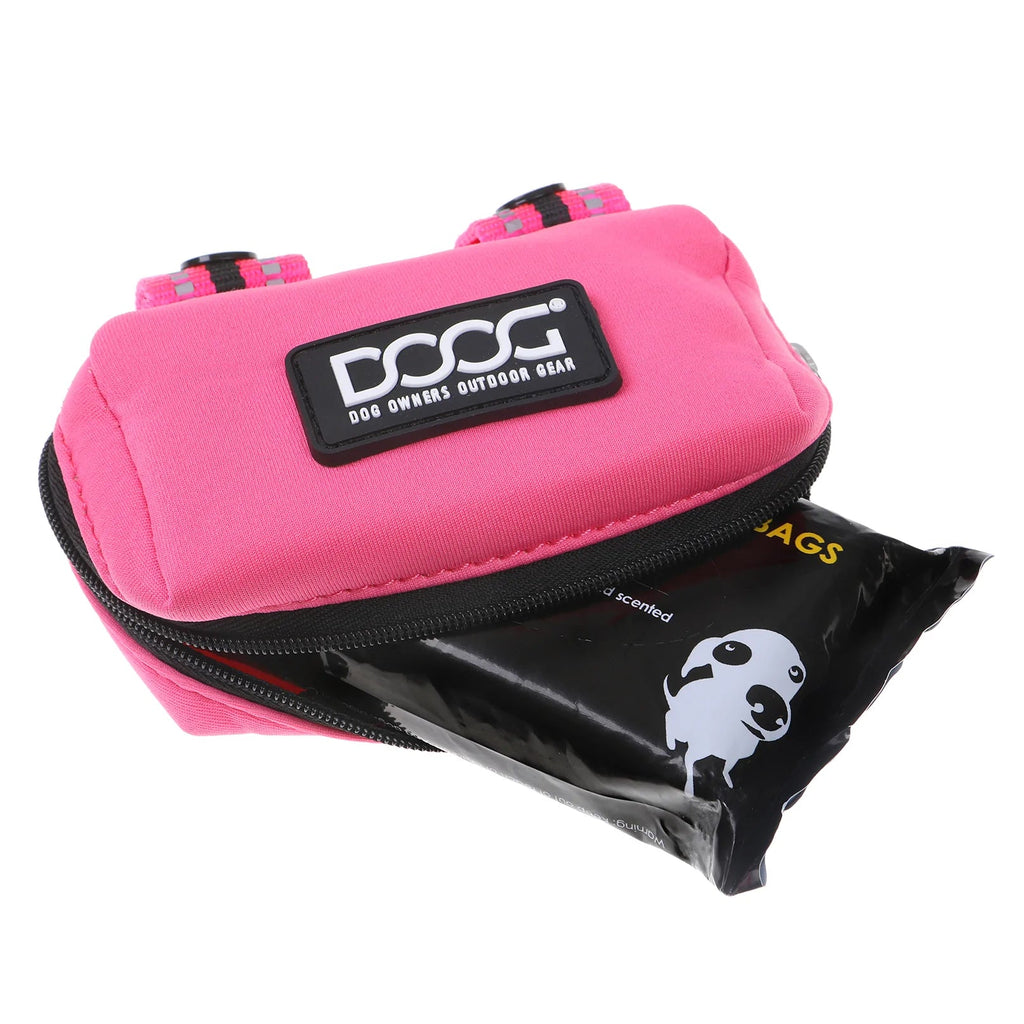 Neoprene Walkie Pouch with Tidy Bags - Lady Neon