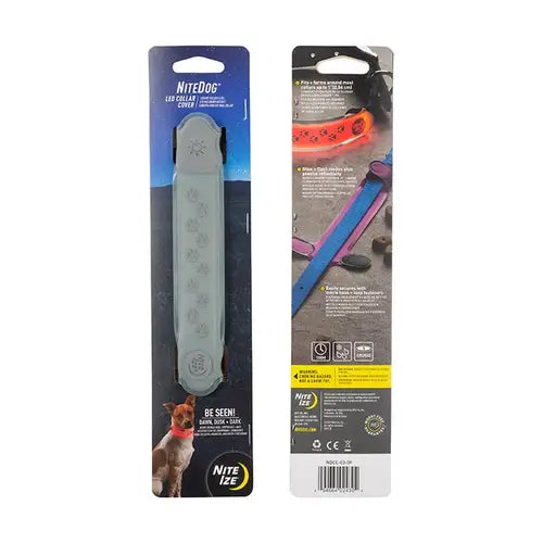 Nite Dawg LED Collar Cover Grey