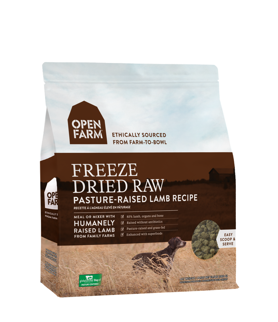 Open Farm Dog Freeze Dried Pasture Raised Lamb 13.5oz