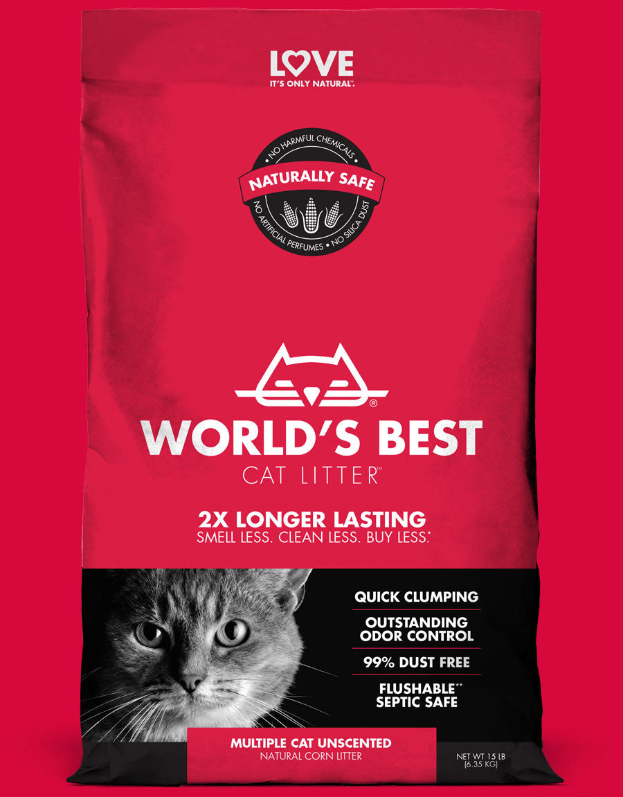 World s Best Cat Litter Multi Cat 8lb Four Muddy Paws