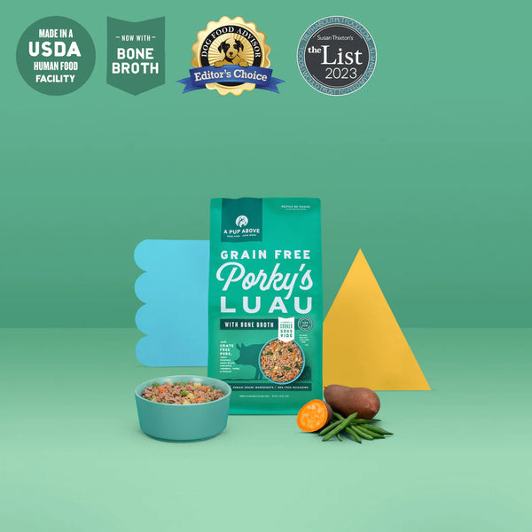 A Pup Above Grain Free Porky's Luau Gently Cooked Food 16oz-Four Muddy Paws