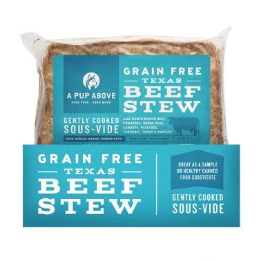 A Pup Above Grain Free Texas Beef Stew Gently Cooked Food 16oz-Four Muddy Paws