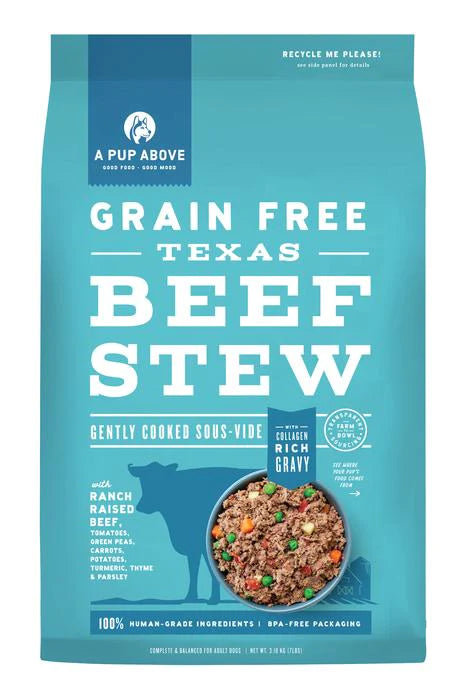 A Pup Above Grain Free Texas Beef Stew Gently Cooked Food 16oz-Four Muddy Paws