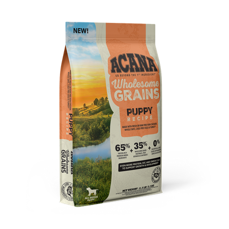 Acana Dog Wholesome Grains Puppy 11.5lbs-Four Muddy Paws