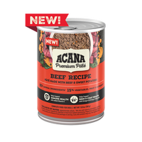 Acana Grain Free Pate Beef Can Dog Food 12.8oz-Four Muddy Paws