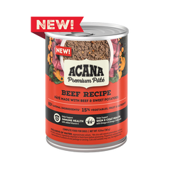 Acana Grain Free Pate Beef Can Dog Food 12.8oz-Four Muddy Paws