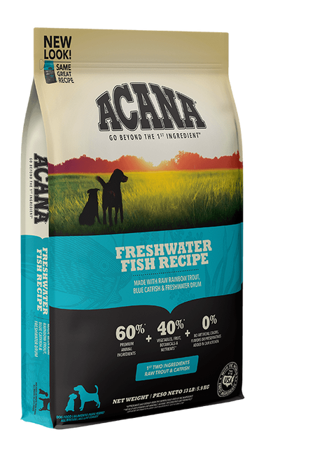 Acana Heritage Freshwater Fish 4.5LB-Four Muddy Paws