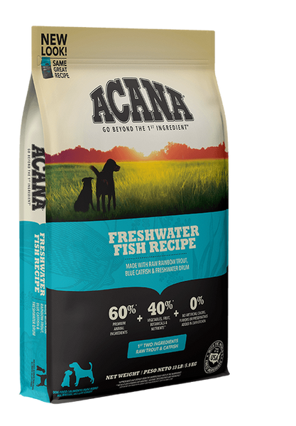 Acana Heritage Freshwater Fish 4.5LB-Four Muddy Paws