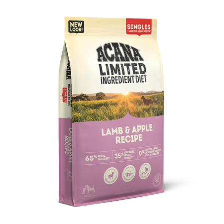 Acana Singles Lamb & Apple 4.5lbs-Four Muddy Paws