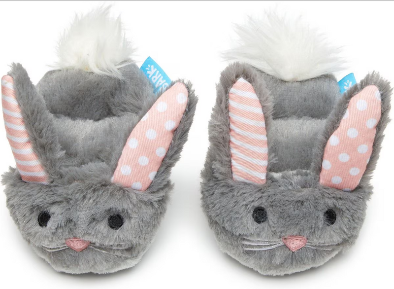 BARK Itty & Bitty the Bunny Slippers Dog Toy-Four Muddy Paws