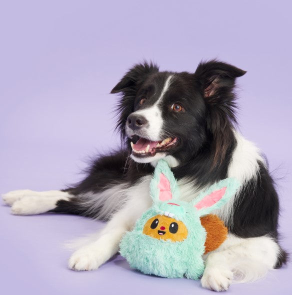 BARK The Nutty Bunny Easter Plush Dog Toy-Four Muddy Paws